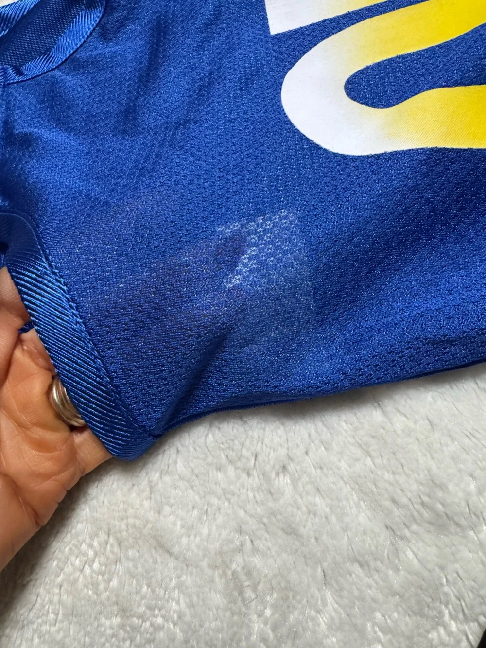 NWT- NFL Los Angeles Rams Infant Jersey Onesie in Blue & Yellow Cooper Kupp